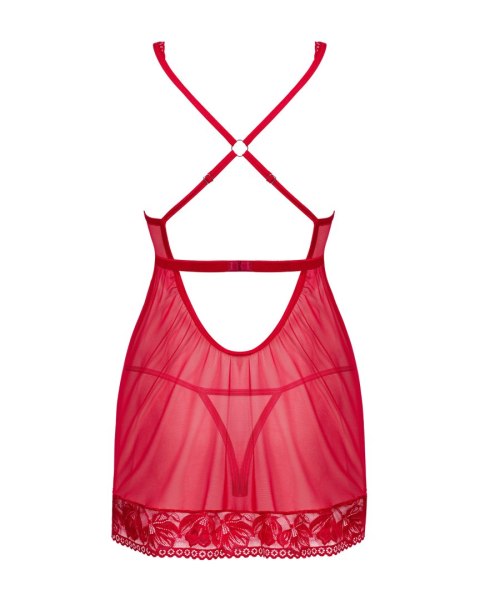 Koszulka Lacelove babydoll + stringi GRATIS!!! Czerwony XS/S Koszulka Lacelove babydoll + stringi GRATIS!!! Czerwony XS/S
