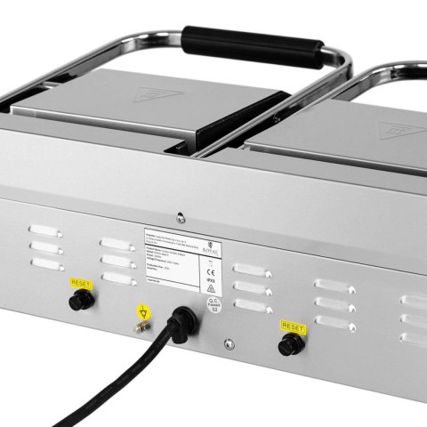 Grill kontaktowy elektryczny gładki podwójny 48 x 23 cm 3600 W Royal Catering Grill kontaktowy elektryczny gładki podwójny 48 x 23 cm 3600 W Royal Catering