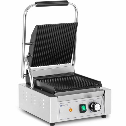 Grill kontaktowy elektryczny ryflowany 23 x 22 cm 1800 W Royal Catering Grill kontaktowy elektryczny ryflowany 23 x 22 cm 1800 W Royal Catering