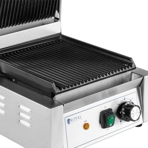 Grill kontaktowy elektryczny ryflowany 23 x 22 cm 1800 W Royal Catering Grill kontaktowy elektryczny ryflowany 23 x 22 cm 1800 W Royal Catering