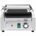 Grill kontaktowy elektryczny ryflowany 23 x 22 cm 1800 W Royal Catering