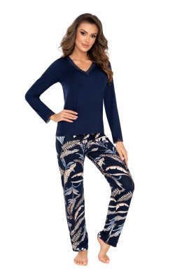 Piżama Helen Long Dark Blue Dark Blue 36