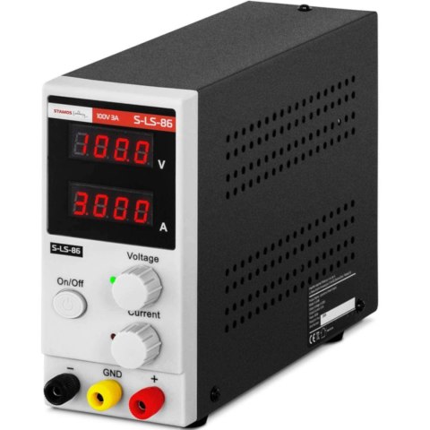 Zasilacz laboratoryjny serwisowy regulowany 0-100 V 0-3 A 300 W Stamos Germany Zasilacz laboratoryjny serwisowy regulowany 0-100 V 0-3 A 300 W Stamos Germany