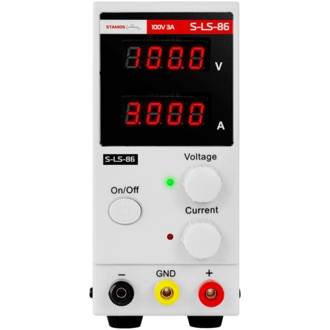Zasilacz laboratoryjny serwisowy regulowany 0-100 V 0-3 A 300 W Stamos Germany Zasilacz laboratoryjny serwisowy regulowany 0-100 V 0-3 A 300 W Stamos Germany