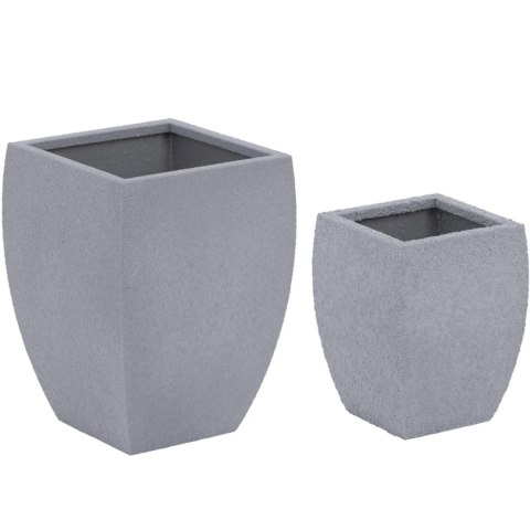 Zestaw 2 donic zaokrąglonych 27x27 cm 31x31 cm - stal corten Royal Catering Zestaw 2 donic zaokrąglonych 27x27 cm 31x31 cm - stal corten Royal Catering