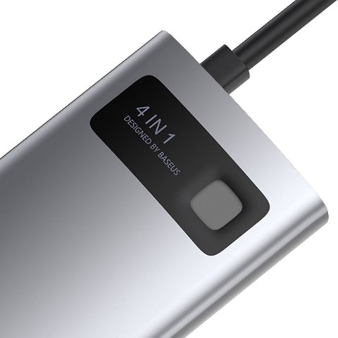 4w1 wielofunkcyjny HUB Metal Gleam USB-C do USB-C Power Delivery HDMI USB 3.2 USB 2.0 BASEUS 4w1 wielofunkcyjny HUB Metal Gleam USB-C do USB-C Power Delivery HDMI USB 3.2 USB 2.0 BASEUS
