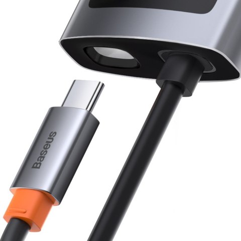 4w1 wielofunkcyjny HUB Metal Gleam USB-C do USB-C Power Delivery HDMI USB 3.2 USB 2.0 BASEUS 4w1 wielofunkcyjny HUB Metal Gleam USB-C do USB-C Power Delivery HDMI USB 3.2 USB 2.0 BASEUS