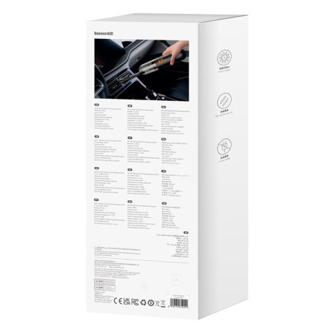 Bezprzewodowy odkurzacz samochodowy Baseus A2 PRO 80W - czarny BASEUS Bezprzewodowy odkurzacz samochodowy Baseus A2 PRO 80W - czarny BASEUS