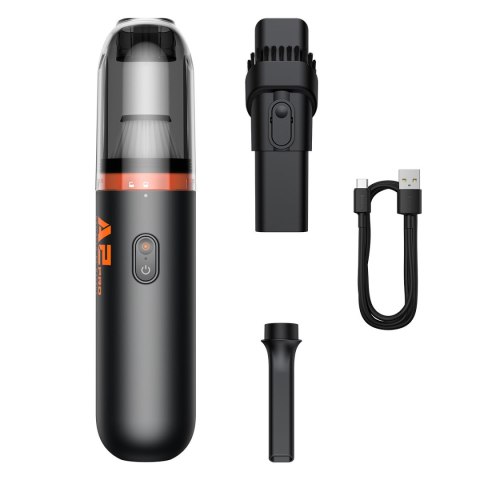 Bezprzewodowy odkurzacz samochodowy Baseus A2 PRO 80W - czarny BASEUS Bezprzewodowy odkurzacz samochodowy Baseus A2 PRO 80W - czarny BASEUS