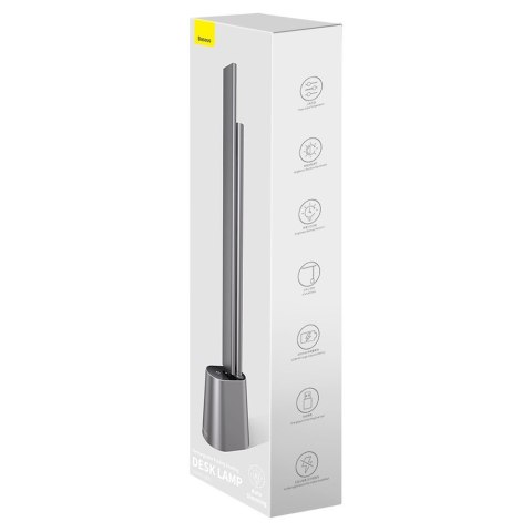 Biurkowa nocna lampka LED Smart Eye bezprzewodowa 2200mAh - szary BASEUS Biurkowa nocna lampka LED Smart Eye bezprzewodowa 2200mAh - szary BASEUS