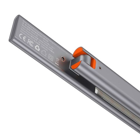 Biurkowa nocna lampka LED Smart Eye bezprzewodowa 2200mAh - szary BASEUS Biurkowa nocna lampka LED Smart Eye bezprzewodowa 2200mAh - szary BASEUS