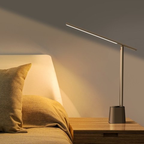 Biurkowa nocna lampka LED Smart Eye bezprzewodowa 2200mAh - szary BASEUS Biurkowa nocna lampka LED Smart Eye bezprzewodowa 2200mAh - szary BASEUS