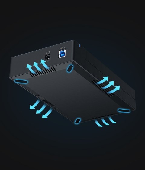 Kieszeń obudowa na dysk HDD SATA 3.5'' USB 3.0 - czarny UGREEN Kieszeń obudowa na dysk HDD SATA 3.5'' USB 3.0 - czarny UGREEN