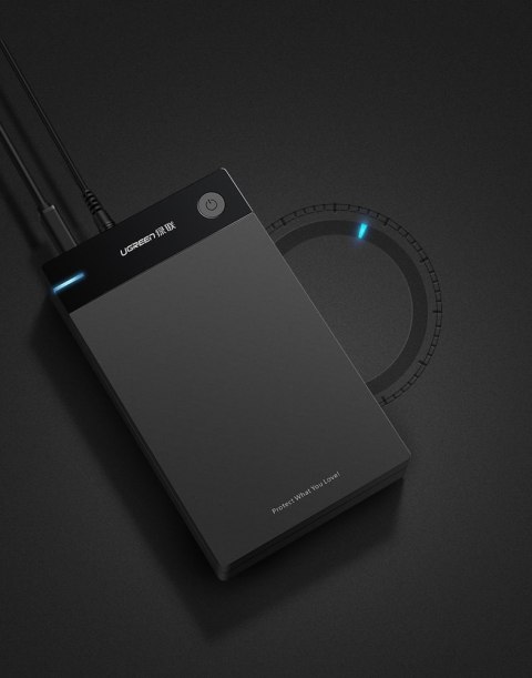 Kieszeń obudowa na dysk HDD SATA 3.5'' USB 3.0 - czarny UGREEN Kieszeń obudowa na dysk HDD SATA 3.5'' USB 3.0 - czarny UGREEN