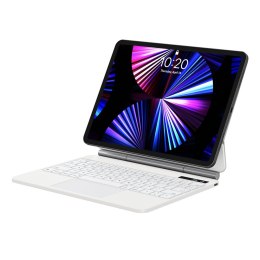 Klawiatura i touchpad do iPad Pro 12.9'' + etui magnetyczne Brilliance - białe BASEUS