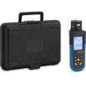 Licznik Geigera promieniowania radioaktywnego i rentgenowskiego LCD Bluetooth + walizka Steinberg Systems