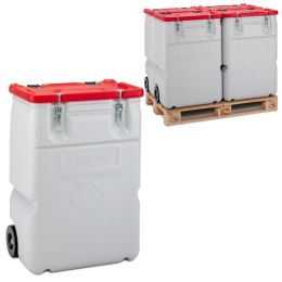 Pojemnik na odpady niebezpieczne MOBIL BOX 170L - czerwony GSG24