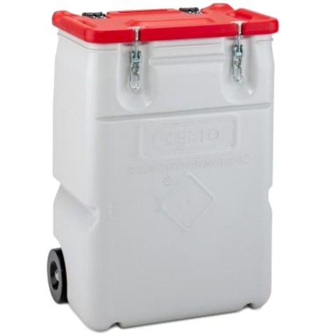 Pojemnik na odpady niebezpieczne MOBIL BOX 170L - czerwony GSG24 Pojemnik na odpady niebezpieczne MOBIL BOX 170L - czerwony GSG24