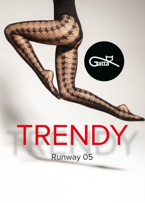 Rajstopy Runway 05 Nero 1/2 Rajstopy Runway 05 Nero 1/2