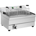 Smażalnik do pączków ryb frytek z ociekaczem 9000 W 30 l 400 V Royal Catering