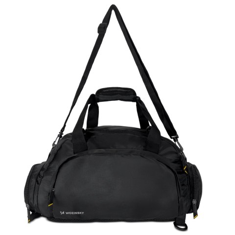 Torba sportowa podróżna plecak bagaż podręczny 40x20x25cm czarny WOZINSKY Torba sportowa podróżna plecak bagaż podręczny 40x20x25cm czarny WOZINSKY