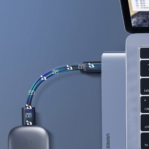 Wielofunkcyjny HUB port do MacBook Pro / Air 2x USB-C na USB-C HDMI 3x USB 3.0 - szary UGREEN Wielofunkcyjny HUB port do MacBook Pro / Air 2x USB-C na USB-C HDMI 3x USB 3.0 - szary UGREEN