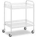 Wózek laboratoryjny zabiegowy kosmetyczny ze stali 2 półki 73 x 44 x 86 cm 20 kg Steinberg Systems
