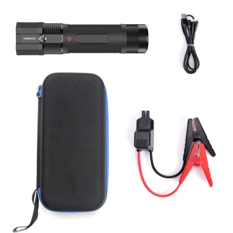 3w1 Rozruch auta Jump Starter + powerbank 8000mAh + latarka LED - czarny CHOETECH 3w1 Rozruch auta Jump Starter + powerbank 8000mAh + latarka LED - czarny CHOETECH