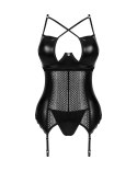 Gorset Norides + stringi GRATIS! Czarny M/L