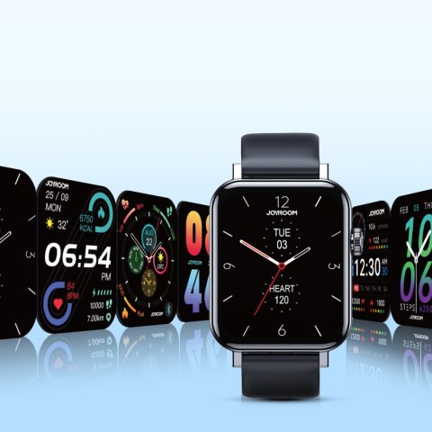 Smartwatch JR-FT5 Fit-Life Series z funkcją odbierania połączeń - czarny JOYROOM Smartwatch JR-FT5 Fit-Life Series z funkcją odbierania połączeń - czarny JOYROOM
