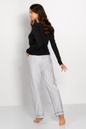 Piżama Simple Beauty Black-Grey XL