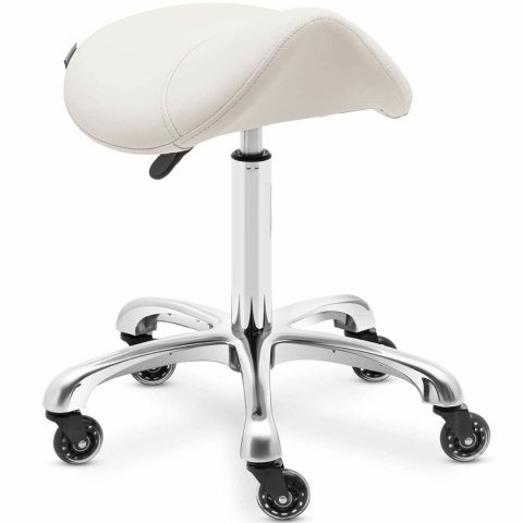 Taboret stołek hoker kosmetyczny siodłowy na kółkach York do 150 kg beżowy Physa Taboret stołek hoker kosmetyczny siodłowy na kółkach York do 150 kg beżowy Physa