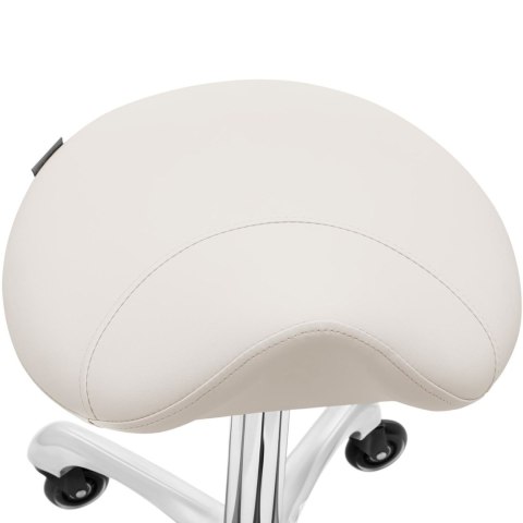 Taboret stołek hoker kosmetyczny siodłowy na kółkach York do 150 kg beżowy Physa Taboret stołek hoker kosmetyczny siodłowy na kółkach York do 150 kg beżowy Physa