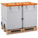 Pojemnik na odpady niebezpieczne MOBIL BOX 170L - pomarańczowy GSG24