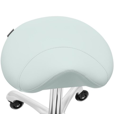 Taboret stołek hoker kosmetyczny siodłowy na kółkach York do 150 kg pistacjowy Physa Taboret stołek hoker kosmetyczny siodłowy na kółkach York do 150 kg pistacjowy Physa
