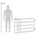 Brama furtka pastwiskowa do zagrody regulowana 150 - 400 cm WIESENFIELD