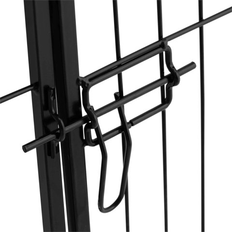 Kojec zagroda wybieg dla psów szczeniąt z bramką wys. 81 cm 8 segmentów WIESENFIELD Kojec zagroda wybieg dla psów szczeniąt z bramką wys. 81 cm 8 segmentów WIESENFIELD