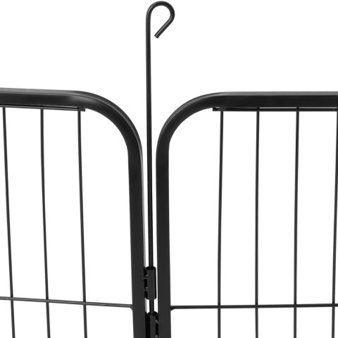Kojec zagroda wybieg dla psów szczeniąt z bramką wys. 81 cm 8 segmentów WIESENFIELD Kojec zagroda wybieg dla psów szczeniąt z bramką wys. 81 cm 8 segmentów WIESENFIELD