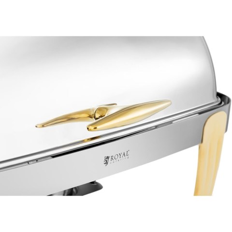 Podgrzewacz do potraw stołowy na pastę z pokrywą rolltop GN 1/1 9 l Royal Catering Podgrzewacz do potraw stołowy na pastę z pokrywą rolltop GN 1/1 9 l Royal Catering