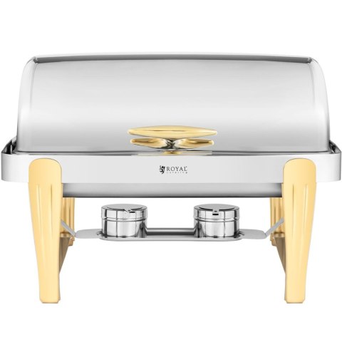 Podgrzewacz do potraw stołowy na pastę z pokrywą rolltop GN 1/1 9 l Royal Catering Podgrzewacz do potraw stołowy na pastę z pokrywą rolltop GN 1/1 9 l Royal Catering