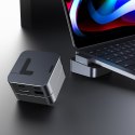 Podstawka wielofunkcyjny HUB do MacBook Pro USB-C USB 3.0 RJ45 HDMI Thunderbolt szary JOYROOM