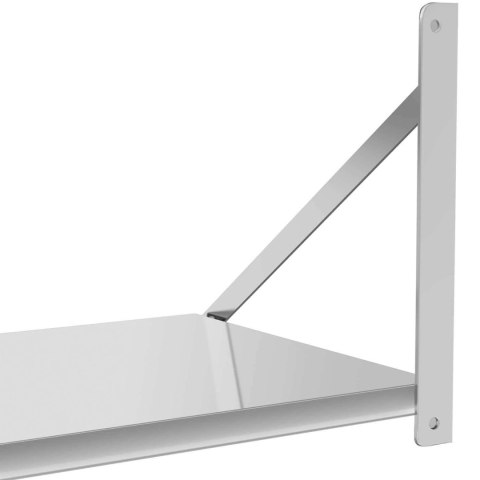 Półka ścienna gastronomiczna składana ze stali nierdzewnej do 40 kg 100 x 45 cm Royal Catering Półka ścienna gastronomiczna składana ze stali nierdzewnej do 40 kg 100 x 45 cm Royal Catering