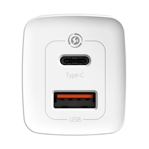 Szybka ładowarka sieciowa GaN2 Pro USB USB-C QC PD 65W biały BASEUS Szybka ładowarka sieciowa GaN2 Pro USB USB-C QC PD 65W biały BASEUS