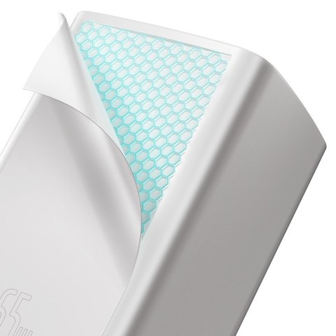 Szybka ładowarka sieciowa GaN2 Pro USB USB-C QC PD 65W biały BASEUS Szybka ładowarka sieciowa GaN2 Pro USB USB-C QC PD 65W biały BASEUS