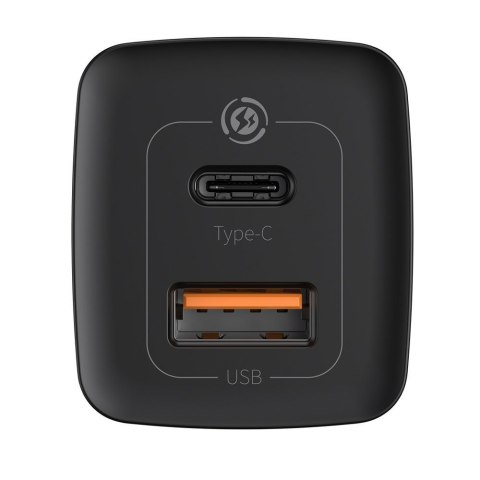 Szybka ładowarka sieciowa GaN2 Pro USB USB-C QC PD 65W czarny BASEUS Szybka ładowarka sieciowa GaN2 Pro USB USB-C QC PD 65W czarny BASEUS