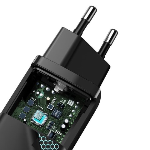 Szybka ładowarka sieciowa GaN2 Pro USB USB-C QC PD 65W czarny BASEUS Szybka ładowarka sieciowa GaN2 Pro USB USB-C QC PD 65W czarny BASEUS