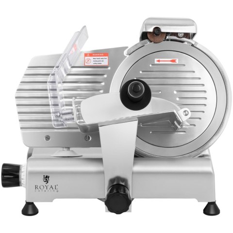 Krajalnica elektryczna sklepowa do wędlin i sera 150W tarcza 250mm Royal Catering Krajalnica elektryczna sklepowa do wędlin i sera 150W tarcza 250mm Royal Catering