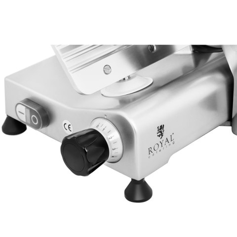 Krajalnica elektryczna sklepowa do wędlin i sera 150W tarcza 250mm Royal Catering Krajalnica elektryczna sklepowa do wędlin i sera 150W tarcza 250mm Royal Catering