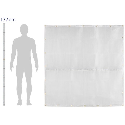 Kurtyna koc spawalniczy żaroodporny 1000C 176x177cm Stamos Germany Kurtyna koc spawalniczy żaroodporny 1000C 176x177cm Stamos Germany