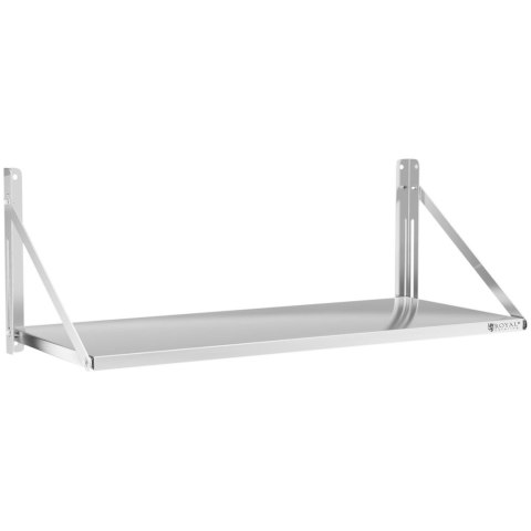 Półka ścienna składana stalowa nierdzewna 120x45cm Royal Catering Półka ścienna składana stalowa nierdzewna 120x45cm Royal Catering